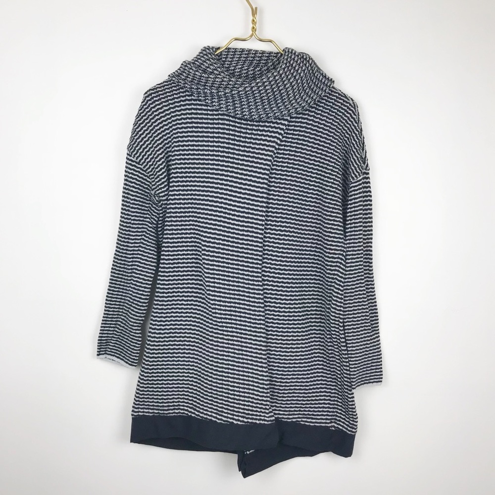 CAbi Fergie Wrap Turtleneck Knit Sweater Style 3167